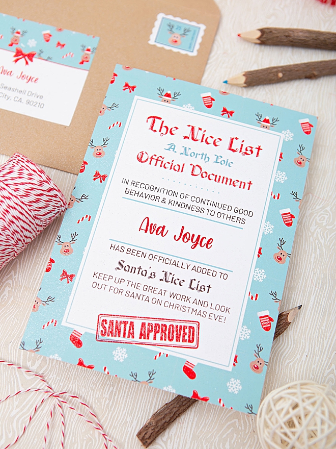 This darling Santa Letter Suite is FREE to print!