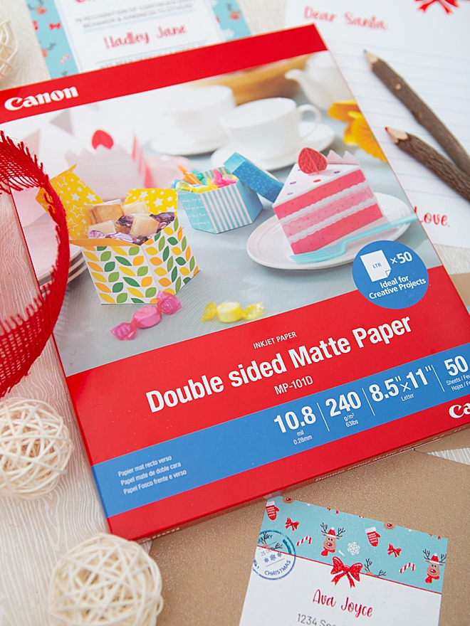 This new Double Sided Matte Photo Paper from Canon is the best!