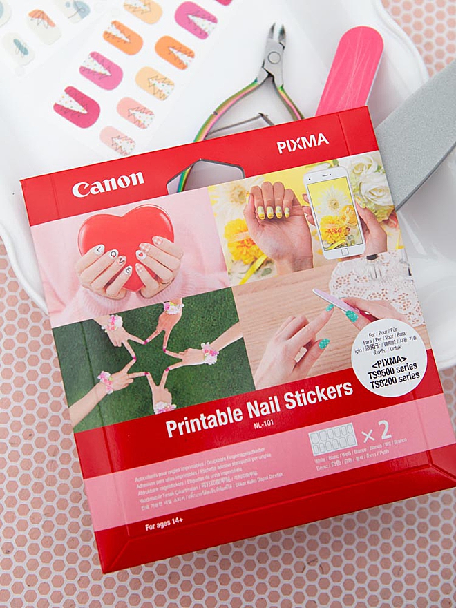 Canon's new Printable Nail Stickers are super awesome!