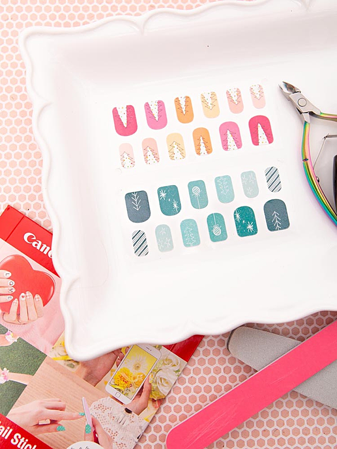 Learn how to make your own nail stickers!