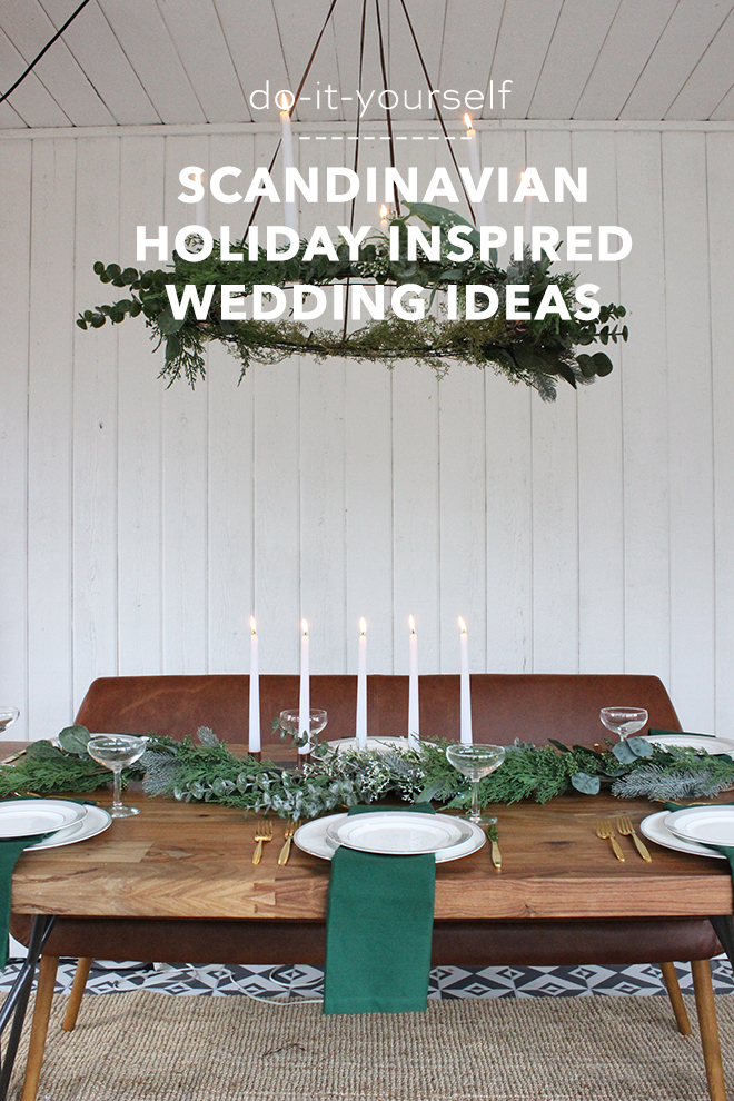 Two Scandinavian Inspired DIY Wedding Ideas