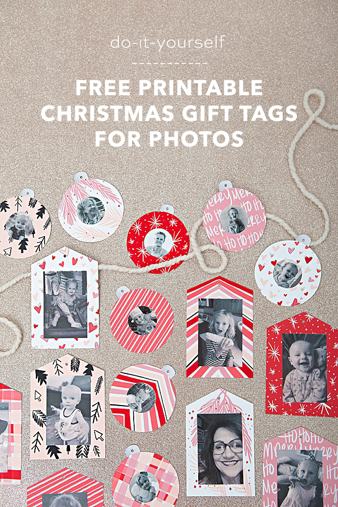 Free Printable, Photo Gift Tags For Christmas With Canon IVY