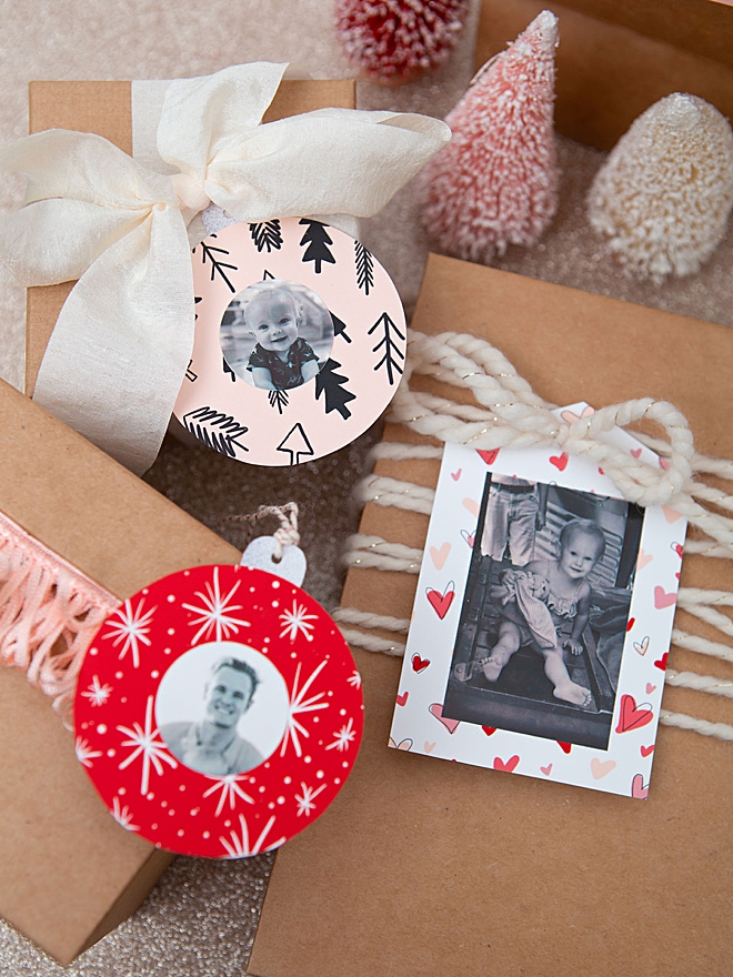 Free Printable, Photo Gift Tags For Christmas With Canon IVY