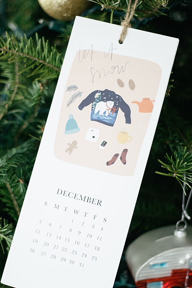 This DIY 2021 illustrated calendar is the cutest way to ring in the new year!