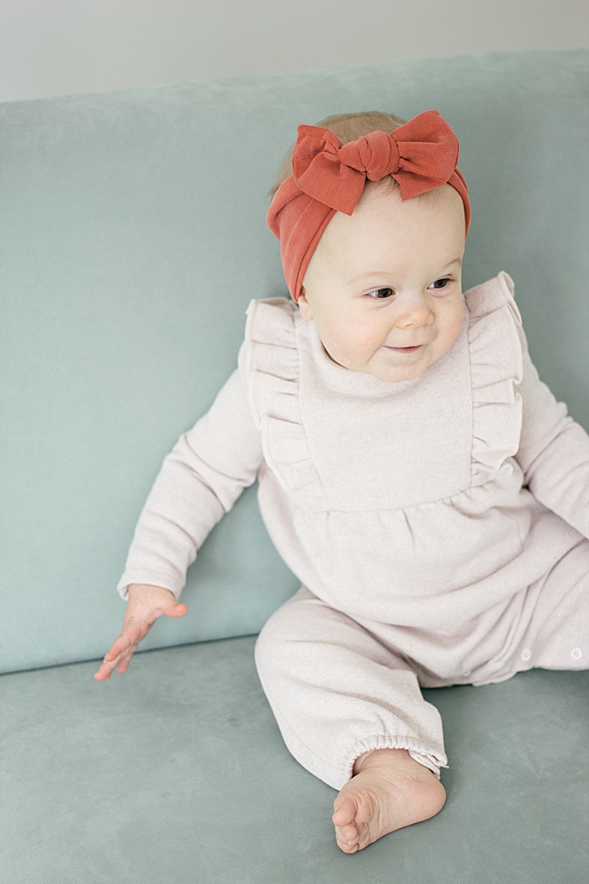 Bows on babies store heads