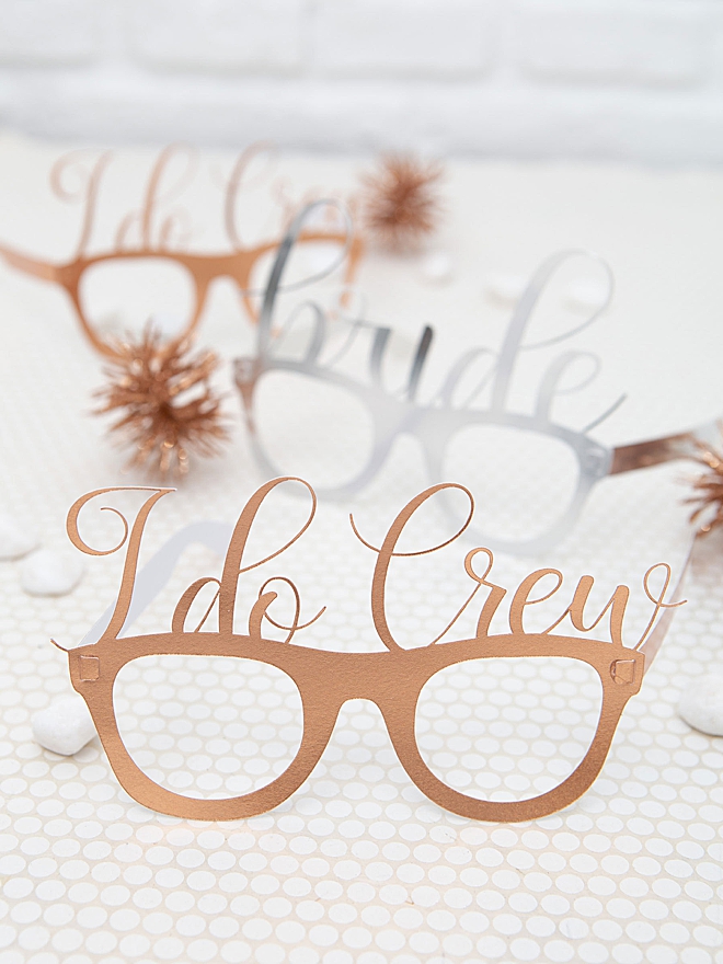 How to make your own CUSTOM paper glasses!