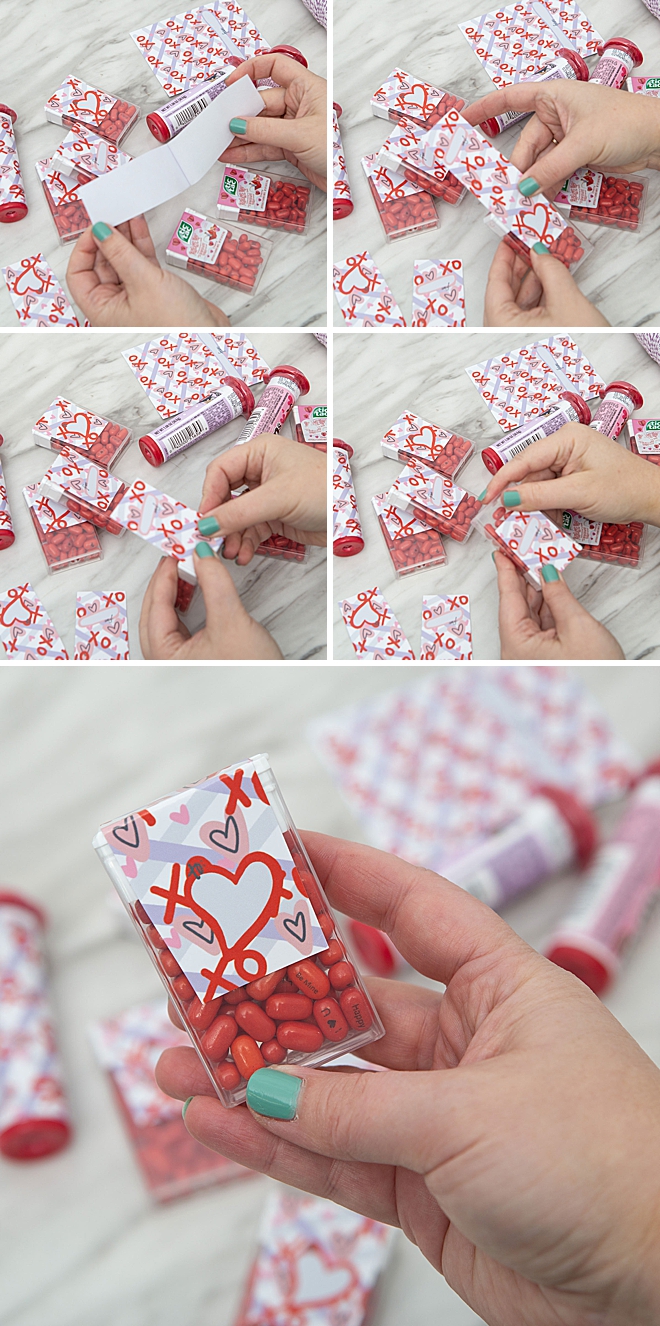 Free printable Valentine candy labels for Tic Tacs!