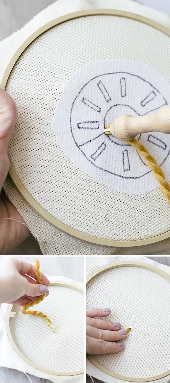 How to make punch needle patches