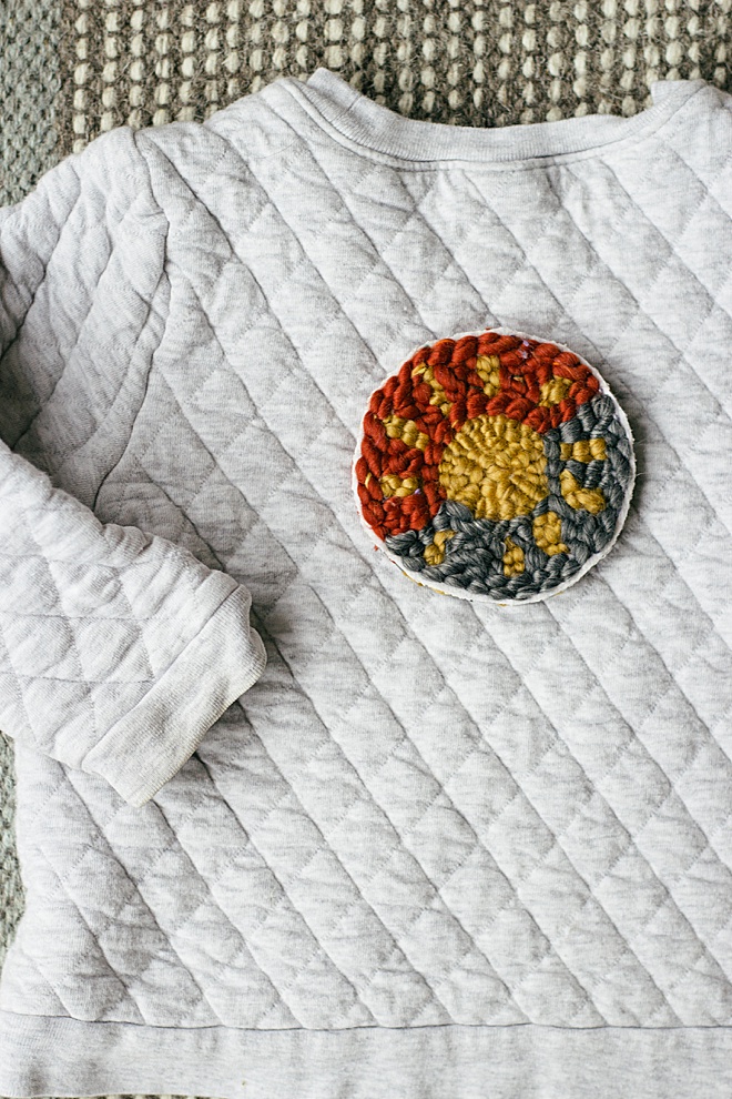 Obsessing over these punch needle patches. Catch our DIY tutorial with three full punch needle designs!