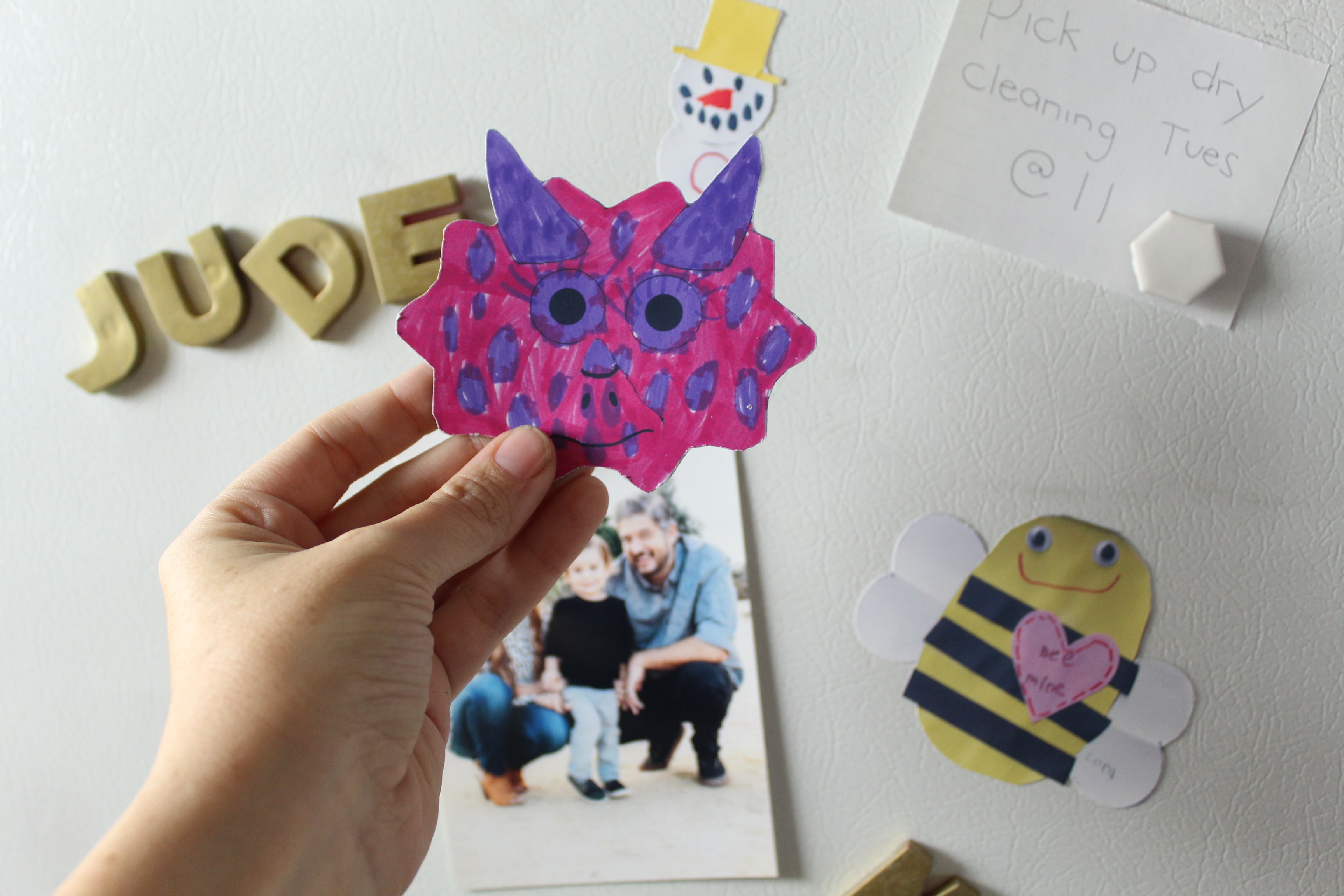 Turn your little one's artwork into magnets! You wont' want to miss this DIY!