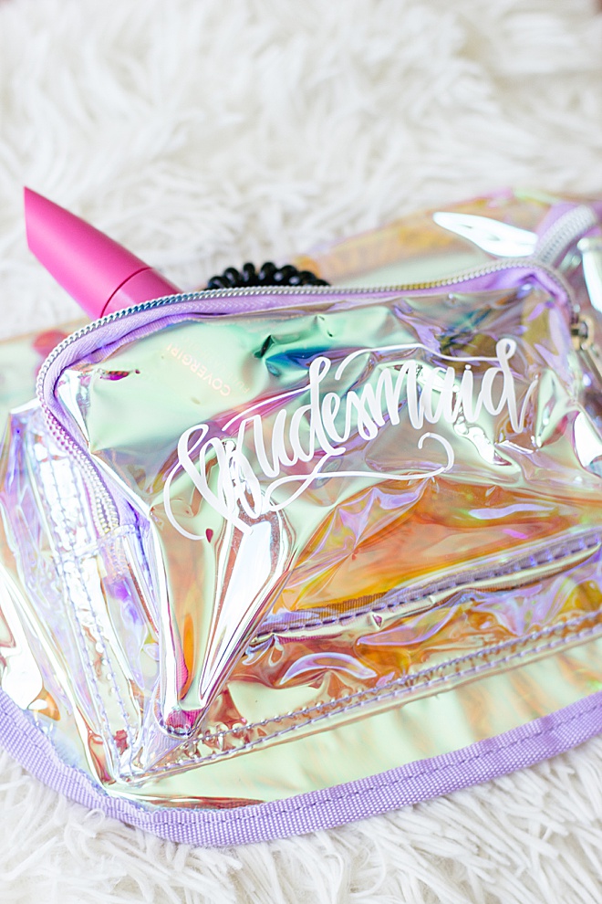 Your bridal party girls will feel so special in their custom fanny packs we are making on the blog today!