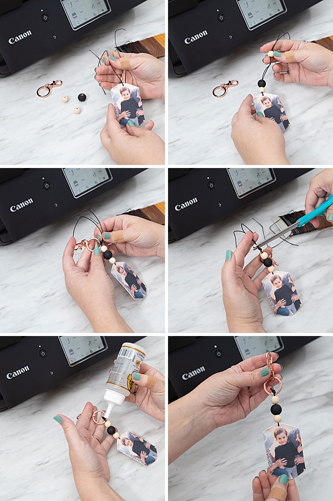 How To Make Boho, Shrinky-Dink Photo Keychains With Canon PIXMA