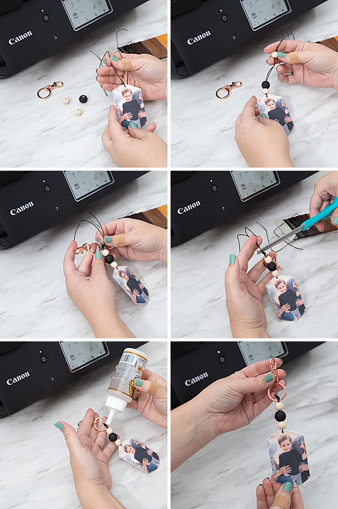 How To Make Boho, Shrinky-Dink Photo Keychains With Canon PIXMA - Something  Turquoise