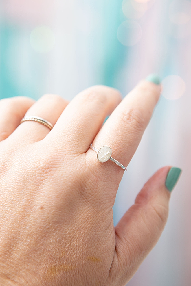 Eternity ring - Breastmilk Jewelry DIY ring