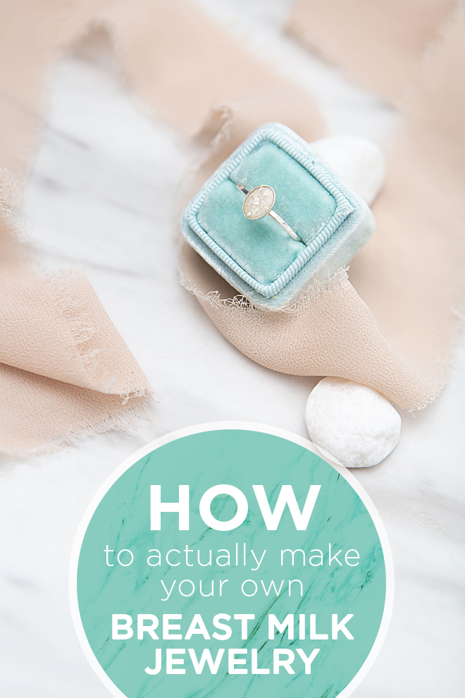 How to actually make your own breast milk jewelry!