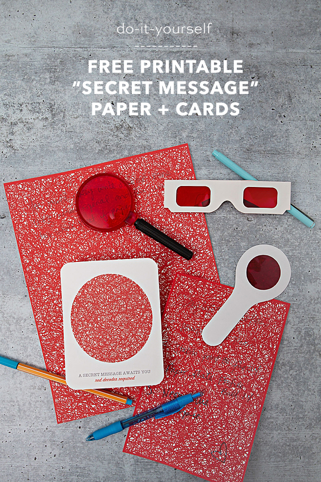 Print your own secret message paper with Canon PIXMA!