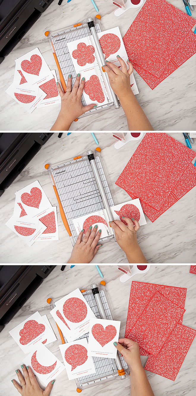 Grab our free printable secret message cards and paper!