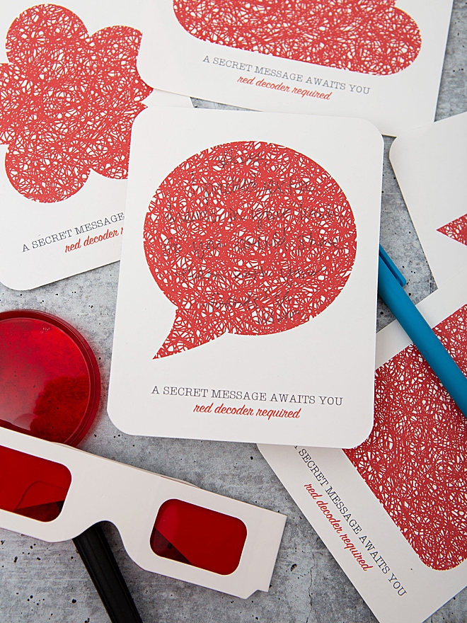 Grab our free printable secret message cards and paper!