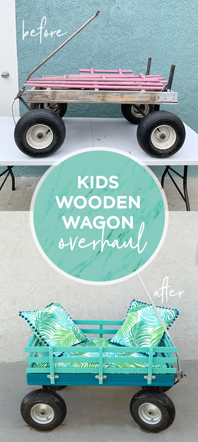 Watch how we took this old wagon and turned it into a darling beach buggy!