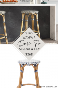 Serena And Lily Barstool Dupes
