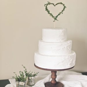 Rustic Herb Wedding Cake Topper DIY