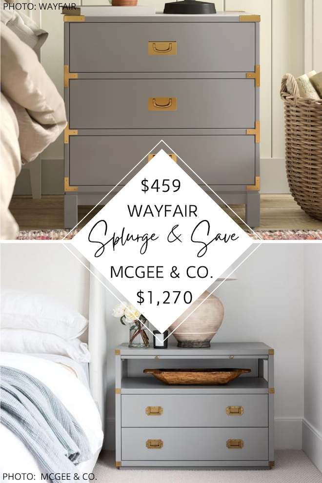 Do you love Studio McGee dupes? If you're looking for a McGee and Co. Kelan dresser dupe, you've just found it! Love this for a master or guest bedroom. #inspiration #decor #copycat #knockoff