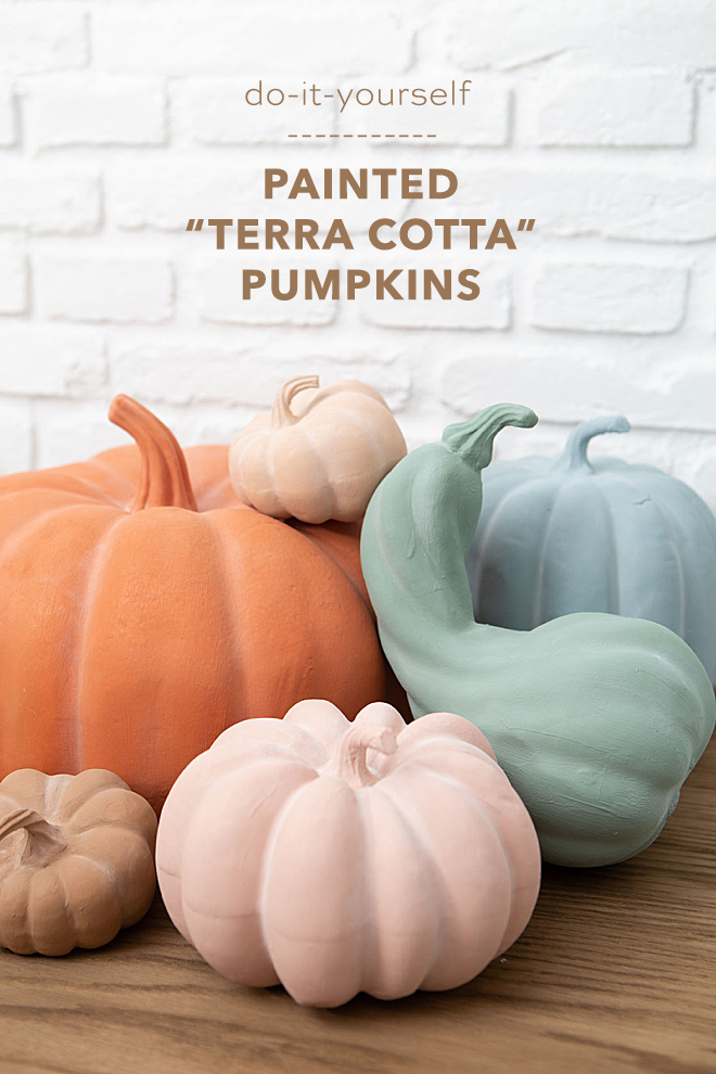How to paint terra cotta pumpkins the easy way!
