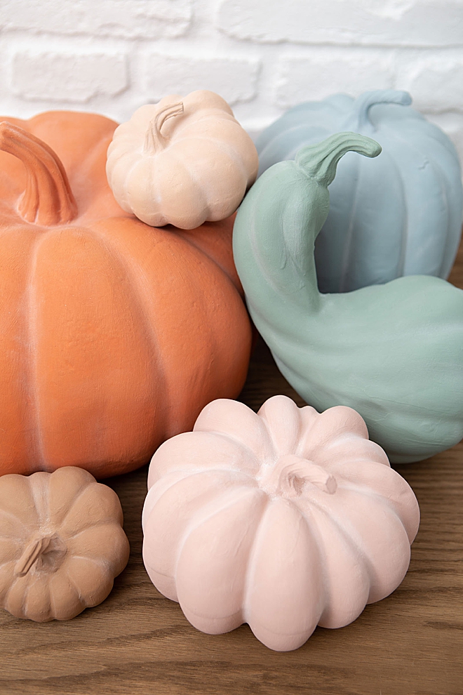 How to paint terra cotta pumpkins the easy way!