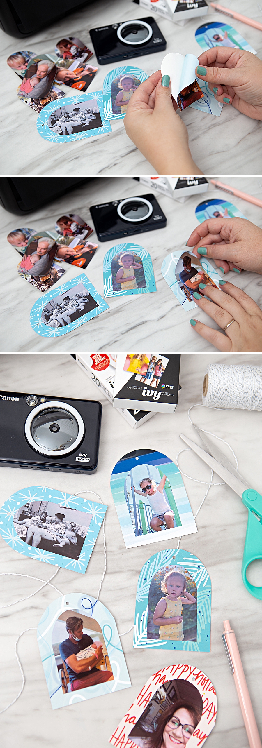 How to make adorable photo gift tags with Canon IVY!