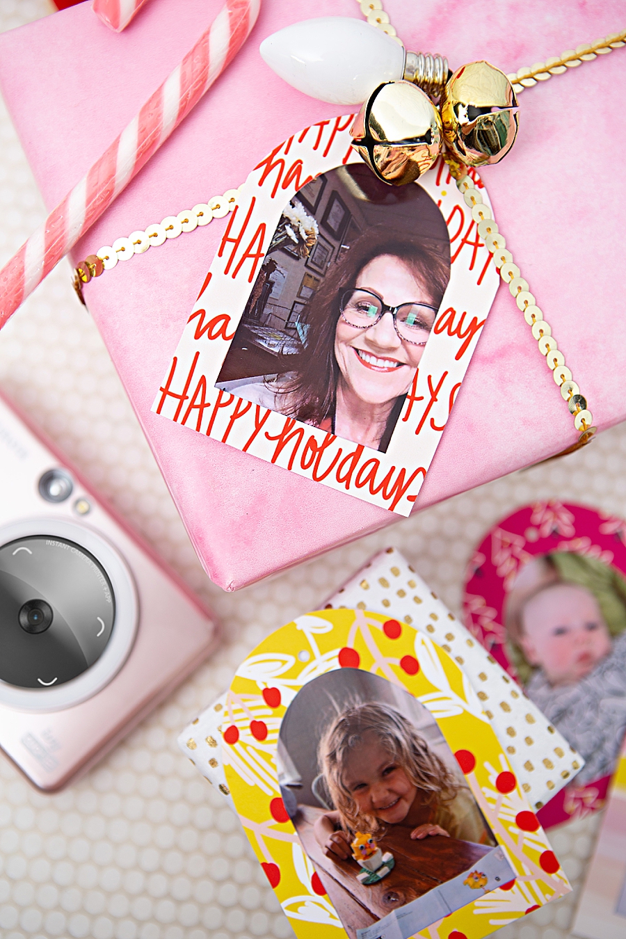 These DIY photo gift tags are the best thing ever!