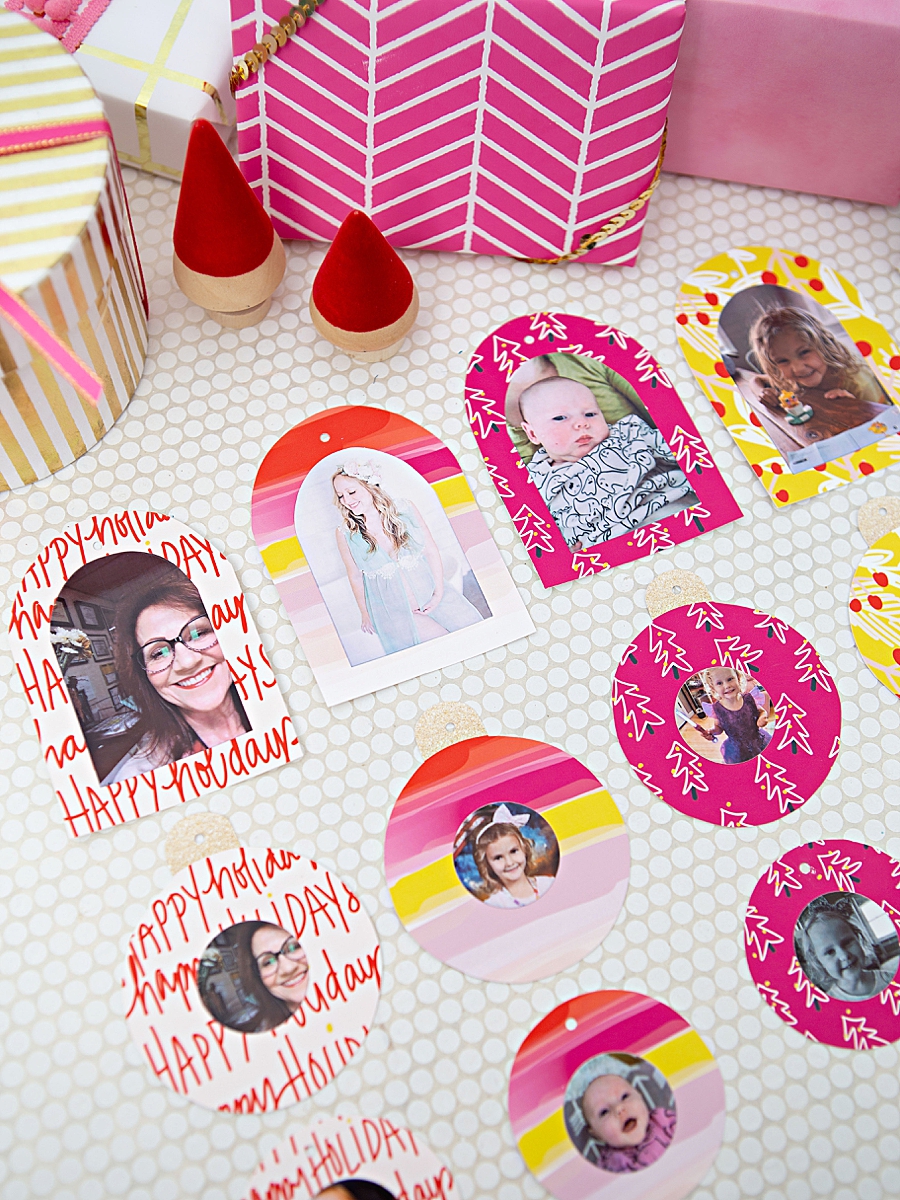 How to make adorable photo gift tags!