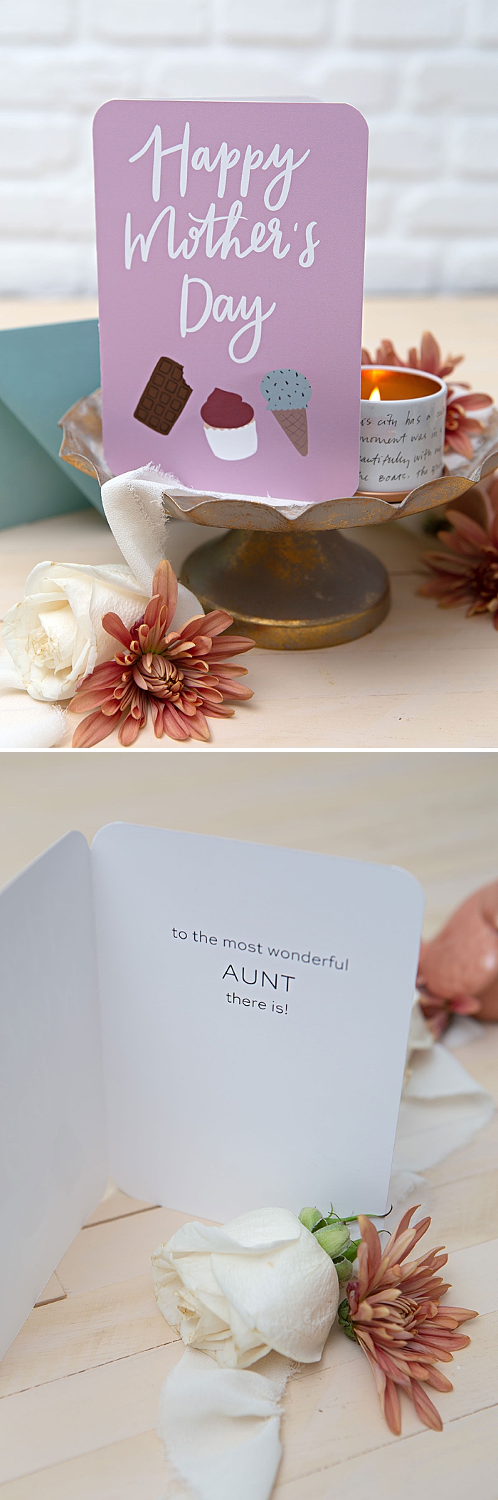 Free printable mothers day card for your Aunt!