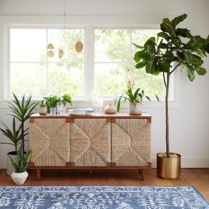 McGee and Co sideboard dupe - wrapped rattan
