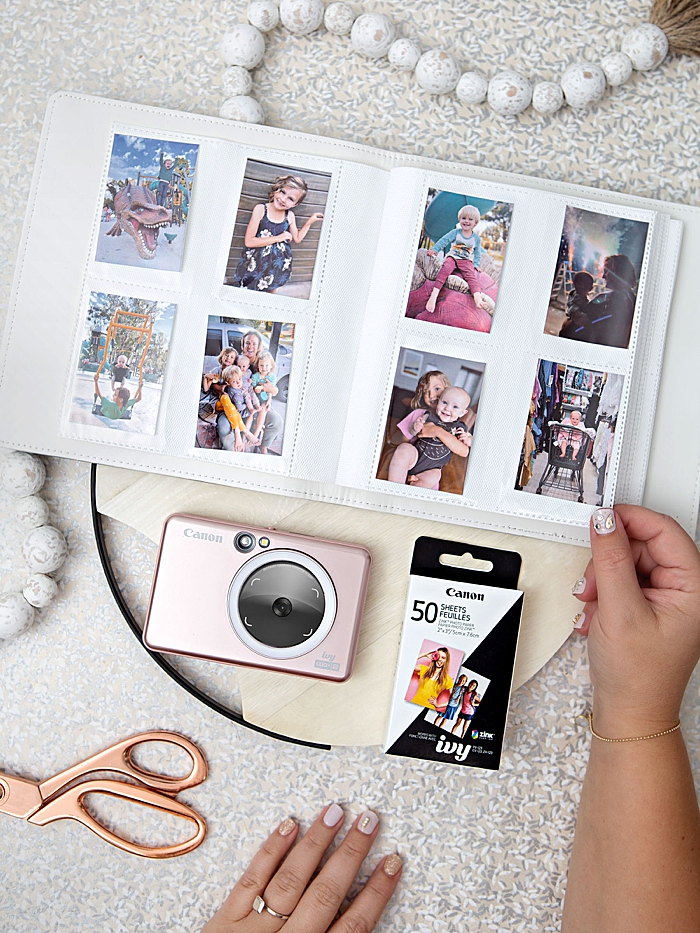 Store your Canon IVY Photo Prints in this photo album for 2x3 prints!