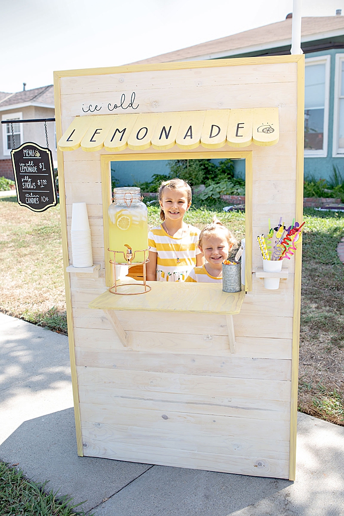 Learn How to Make a Cardboard Lemonade Stand