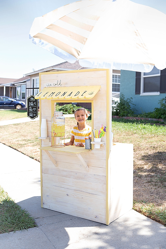 Our insanely cute DIY lemonade stand was incredibly profitable!