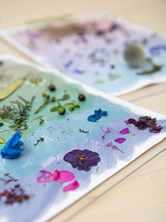 Print these pages for free and collect all the nature things with the help of double-sided tape!