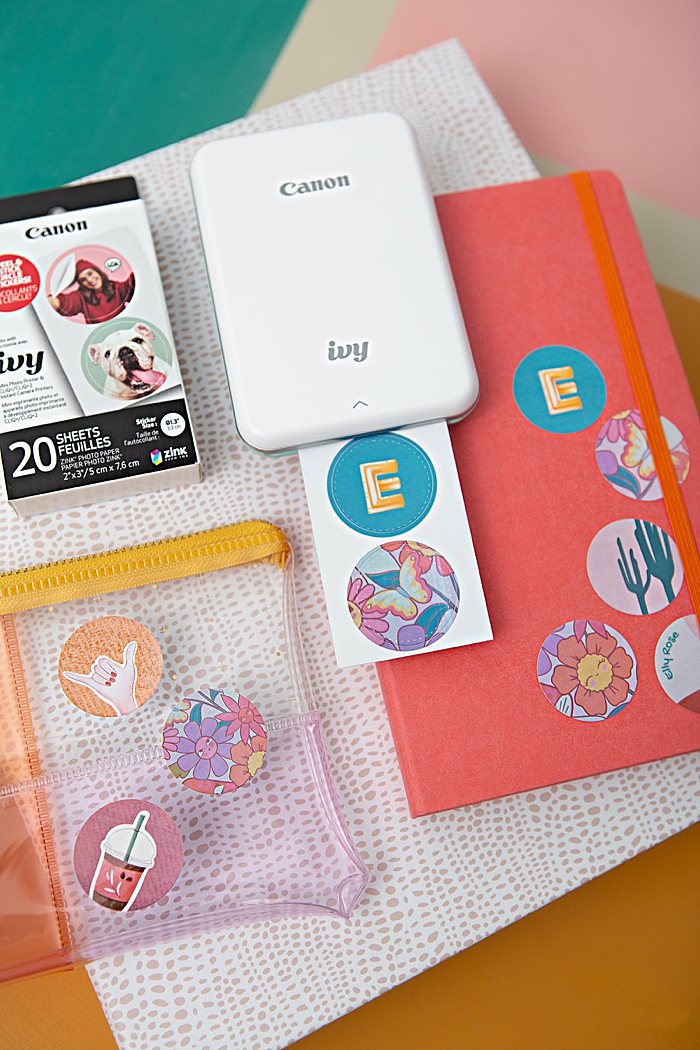 Label + Decorate Your School Supplies With Canon IVY - Something Turquoise