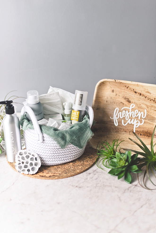 Wedding refresh basket