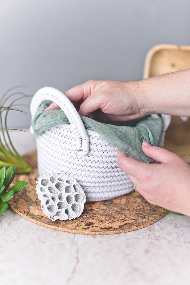 Make Your Own Eco-Conscious Wedding Bathroom Basket - Tidewater and Tulle