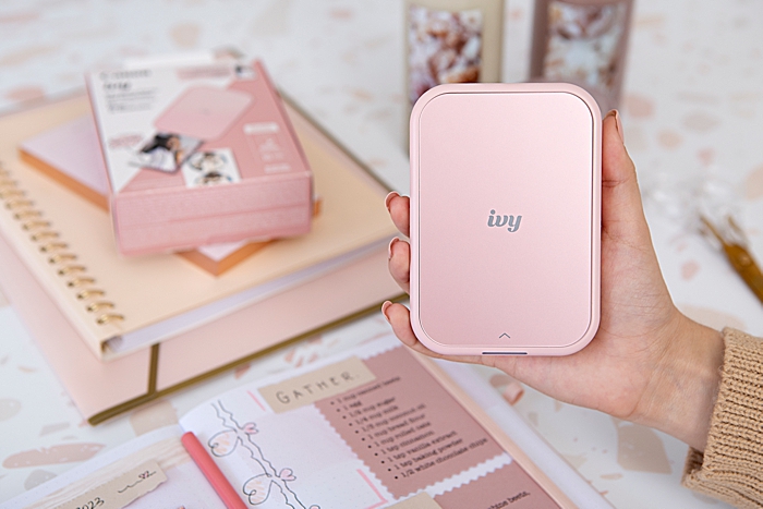Introducing the brand new Canon IVY 2 Mini Photo Printer in Blush Pink