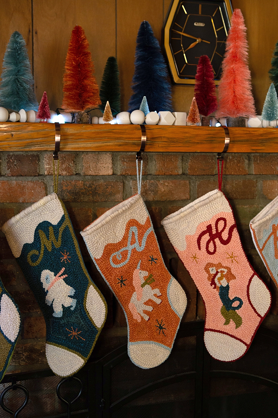 How to make your own punch needle stockings!