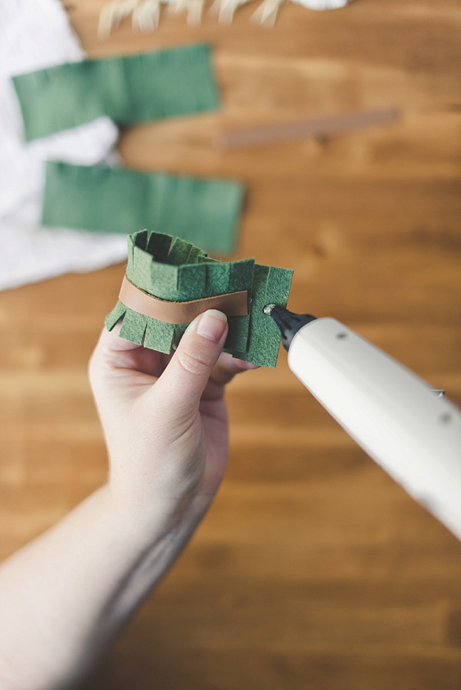 How to make felt napkin rings